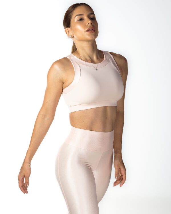 Top Metalic Nude