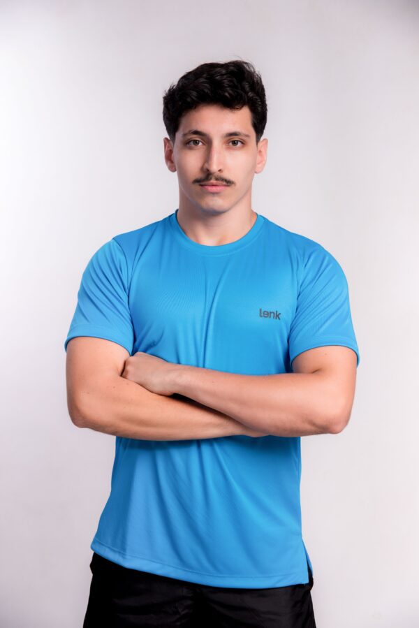 Camisa Básica Masculina - Azul
