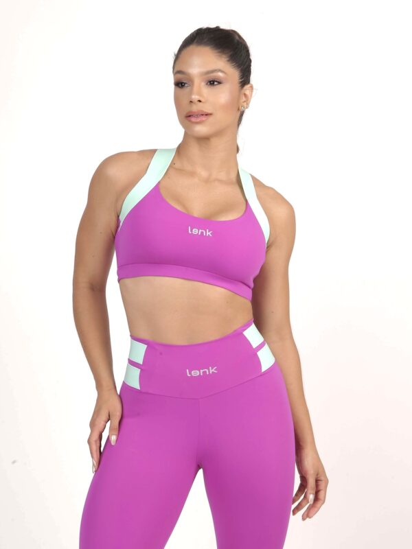 Top Fluor Violeta