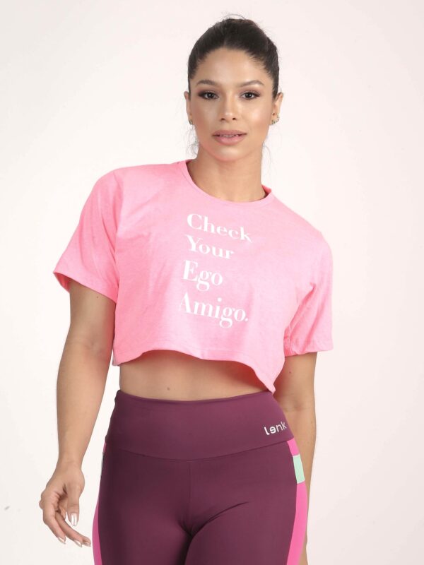 Cropped Phrase Rosa