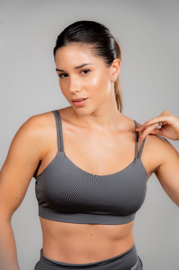 Top Basic Cinza