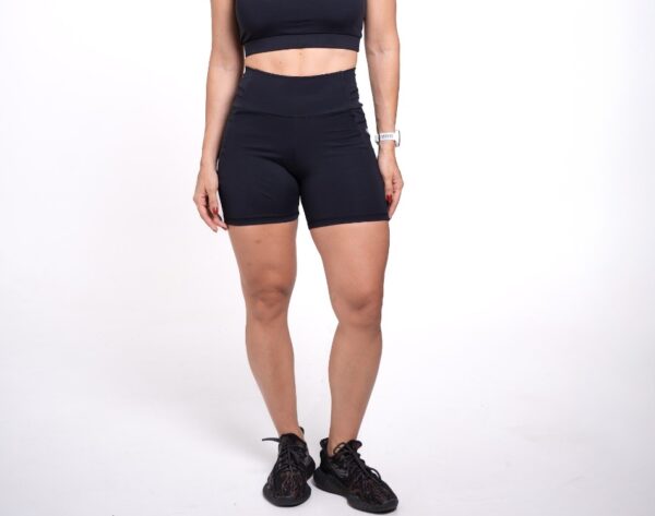 Short Running 5 bolsos Preto