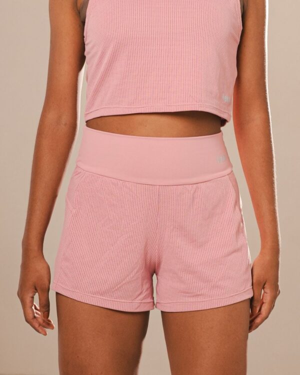 Short Tela Rosa