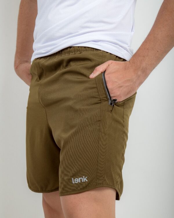 Short Zíper Lenk - Verde Militar