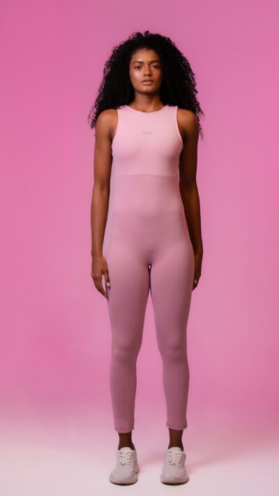 Macacão Longo Core Rosa - P
