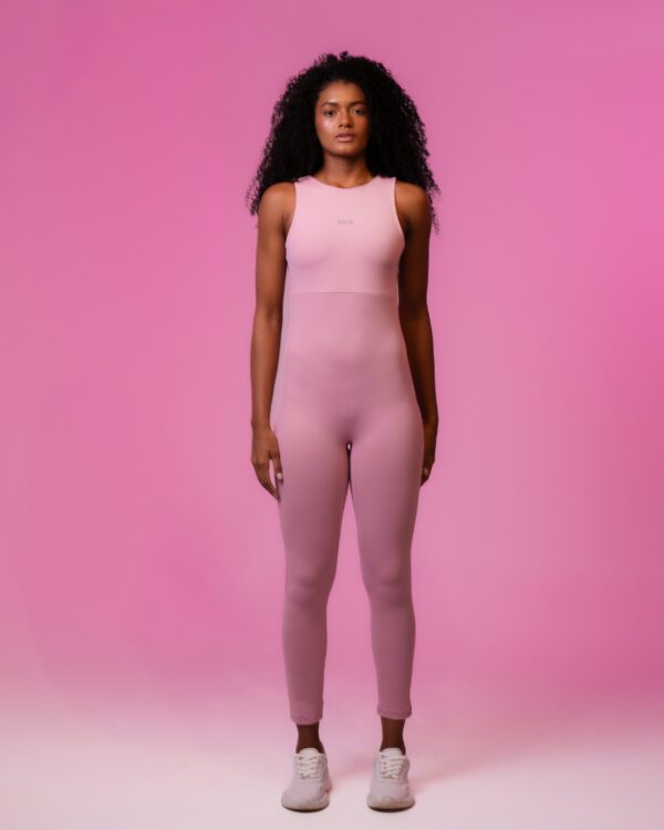 Macacão Longo Core Rosa
