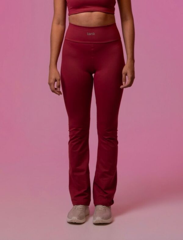 Calça Flare - Vermelha