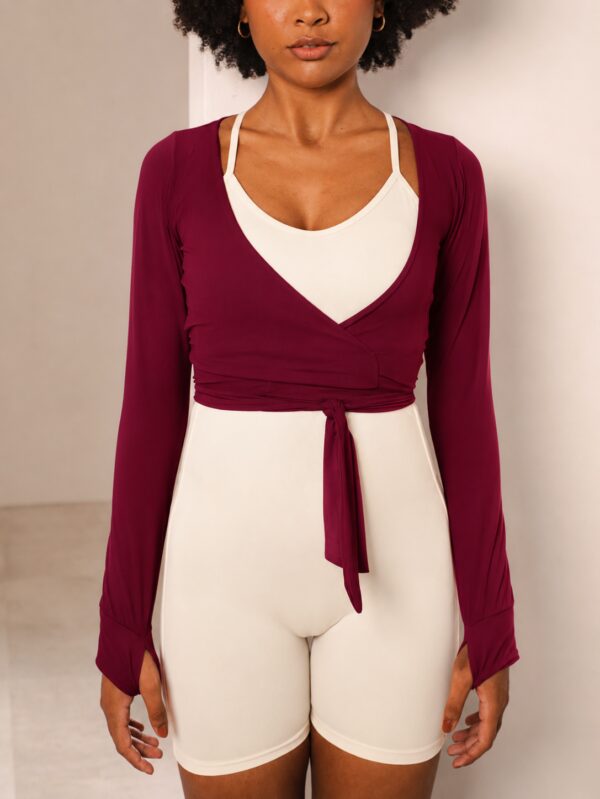 Blusa Ballet Vinho