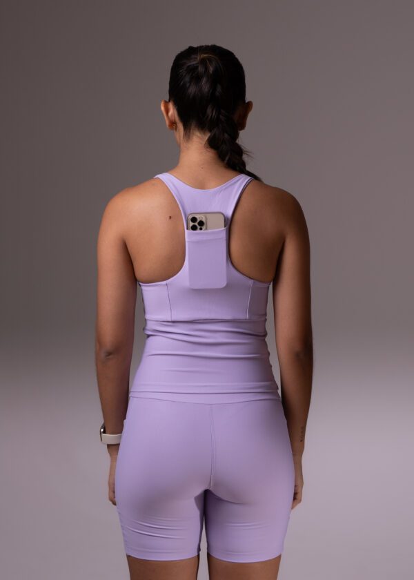 Regata Running Emana Com Bolso - Lilás